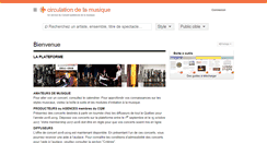 Desktop Screenshot of circulationmusique.com